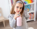 BOTELLA DE ACERO INOXIDABLE 350ML 5070 ROSA KIOKIDS