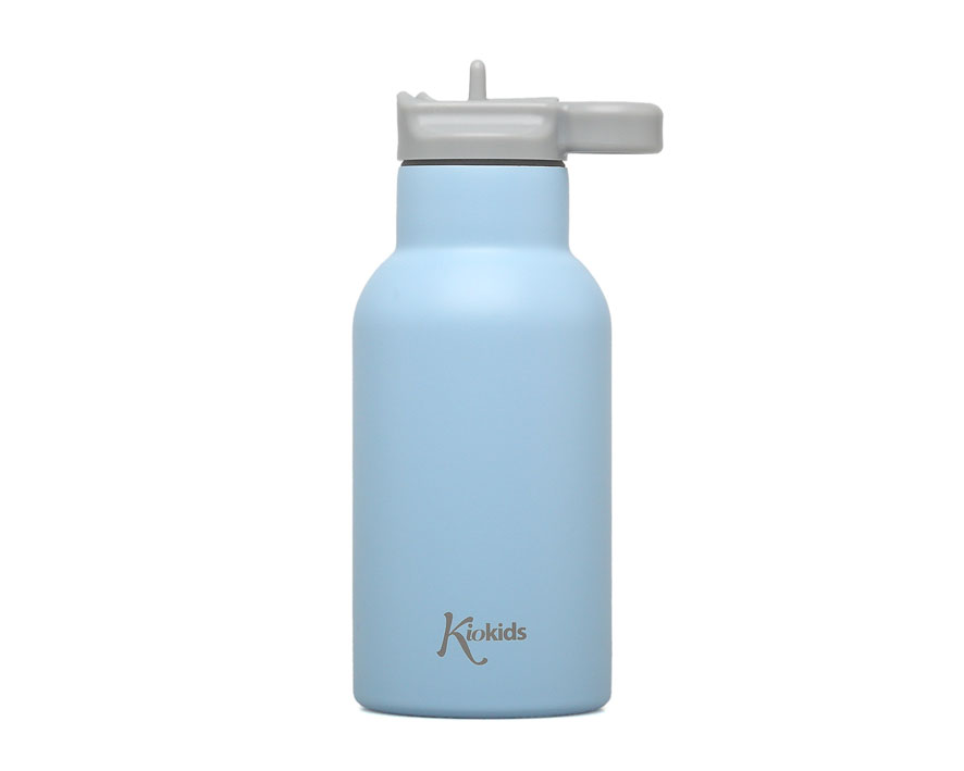 BOTELLA DE ACERO INOXIDABLE 350ML 5072 AZUL KIOKIDS
