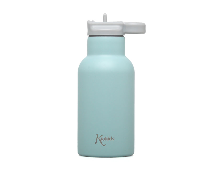 BOTELLA DE ACERO INOXIDABLE 350ML 5087 SALVIA KIOKIDS