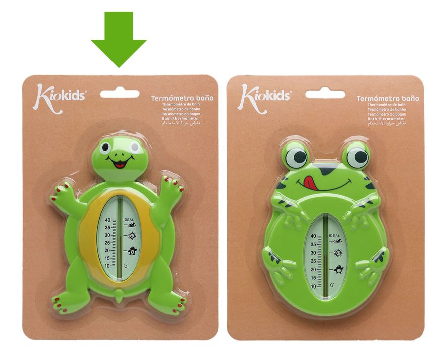 TERMÓMETRO PARA BAÑO TORTUGA 1405 KIOKIDS