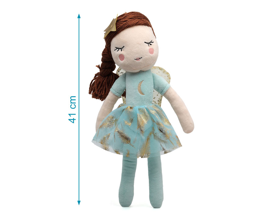 PELUCHE HADA 40CM 4333 VERDE KIOKIDS