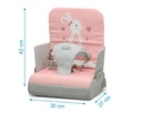 TRONA DE VIAJE CONEJO 3998 ROSA KIOKIDS