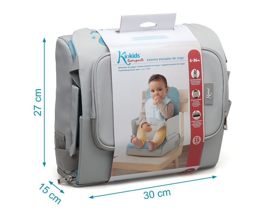 TRONA DE VIAJE DINOSAURIO 3999 AZUL KIOKIDS