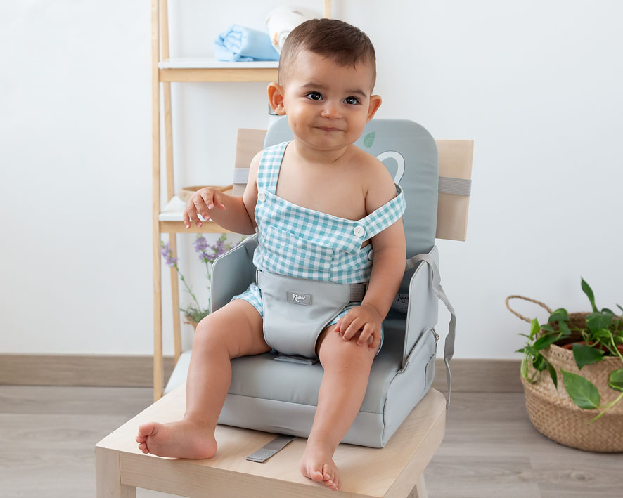 TRONA DE VIAJE ELEFANTE 4000 GRIS KIOKIDS