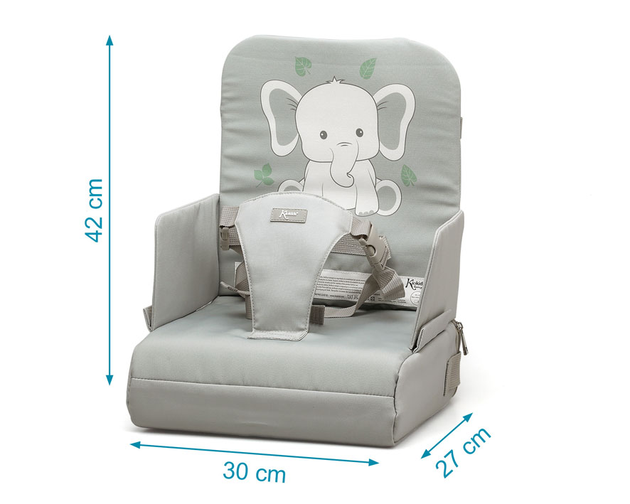 TRONA DE VIAJE ELEFANTE 4000 GRIS KIOKIDS