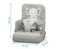 TRONA DE VIAJE ELEFANTE 4000 GRIS KIOKIDS