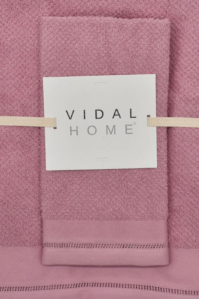 JUEGO DE TOALLAS 3PZ PONTO ABERTO ROSA VIDAL HOME
