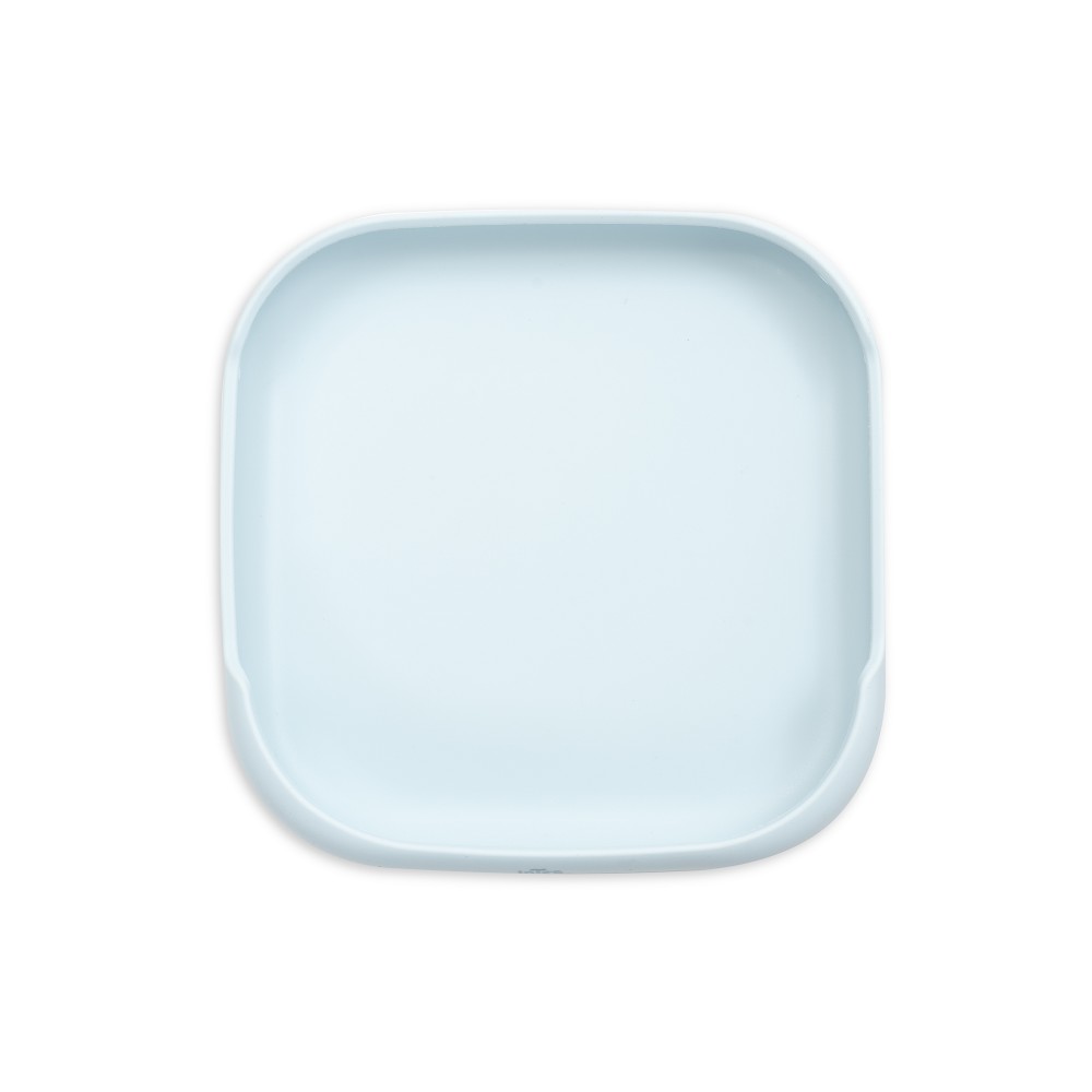 SET VAJILLA 4 PCS DE SILICONA MOCKUP AZUL INTERBABY