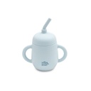 SET VAJILLA 4 PCS DE SILICONA MOCKUP AZUL INTERBABY