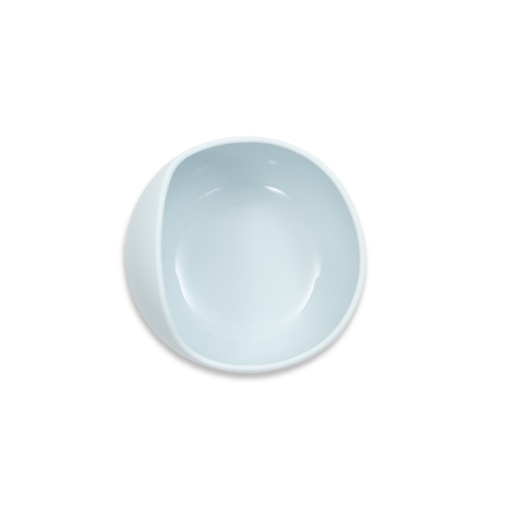 SET VAJILLA 4 PCS DE SILICONA MOCKUP AZUL INTERBABY