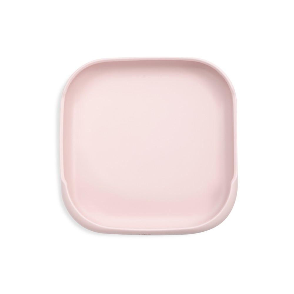 SET VAJILLA 4 PCS DE SILICONA MOCKUP ROSA INTERBABY