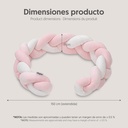 CHICHONERA CUERDA TRENZADA UNIVERSO BLANCO-ROSA INTERBABY