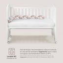 CHICHONERA CUERDA TRENZADA UNIVERSO BLANCO-ROSA INTERBABY