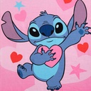 TOALLA PLAYA MICROFIBRA LICENCIA HEARTS 70X140 LILO&amp;STITCH