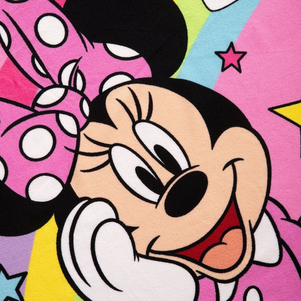 TOALLA PLAYA MICROFIBRA LICENCIA RAINBOW 70X140 MINNIE