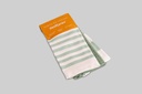 PACK 3 PAÑOS DE COCINA ALGODON LINES 50X70 AGUA MARINA DESKARAO