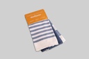PACK 3 PAÑOS DE COCINA ALGODON LINES 50X70 AZUL DESKARAO