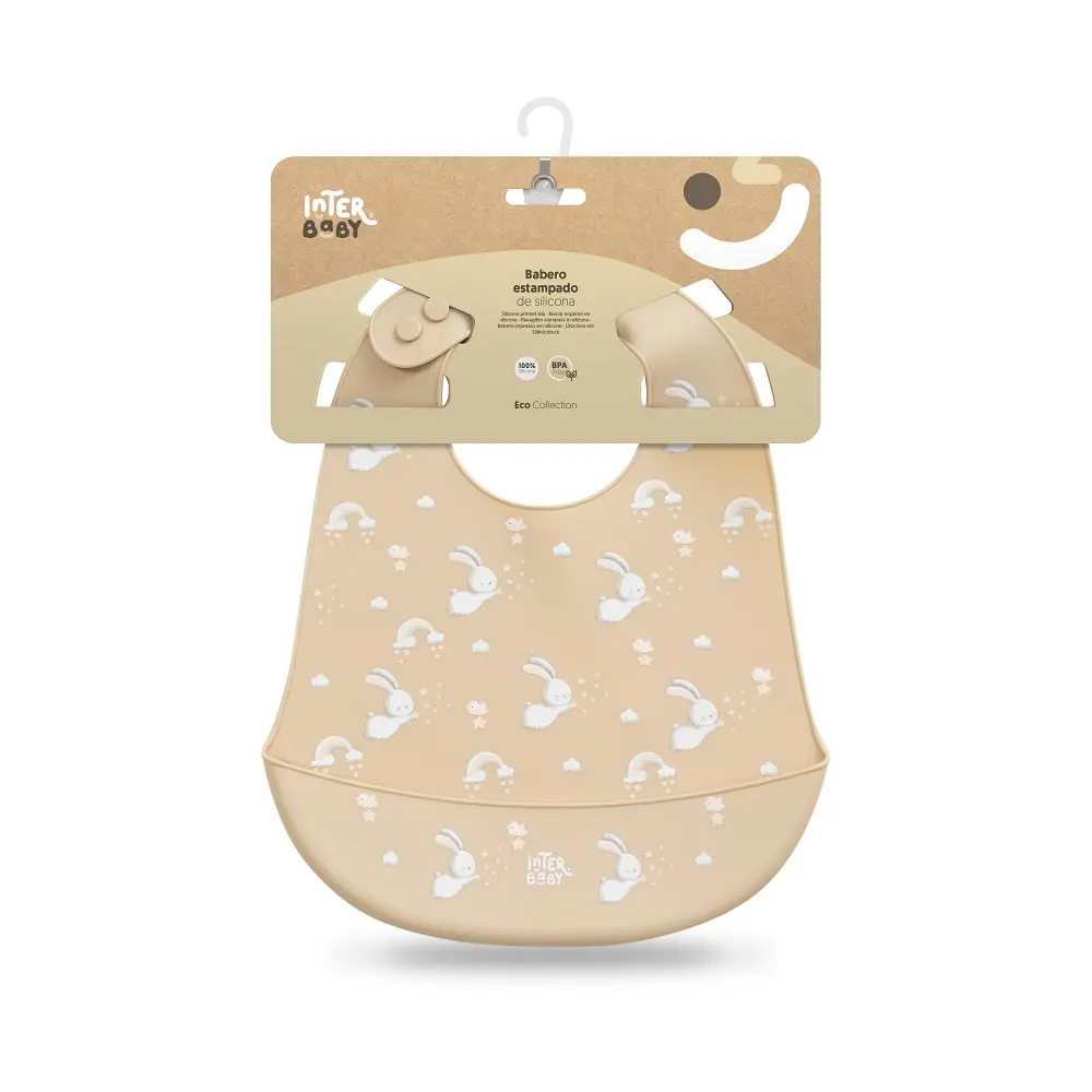 babero-silicona-estampado-conejitos-beige-interbaby-2.webp
