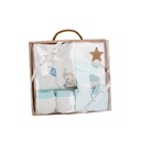 SET REGALO 5 PCS ELEFANTITO AZUL INTERBABY