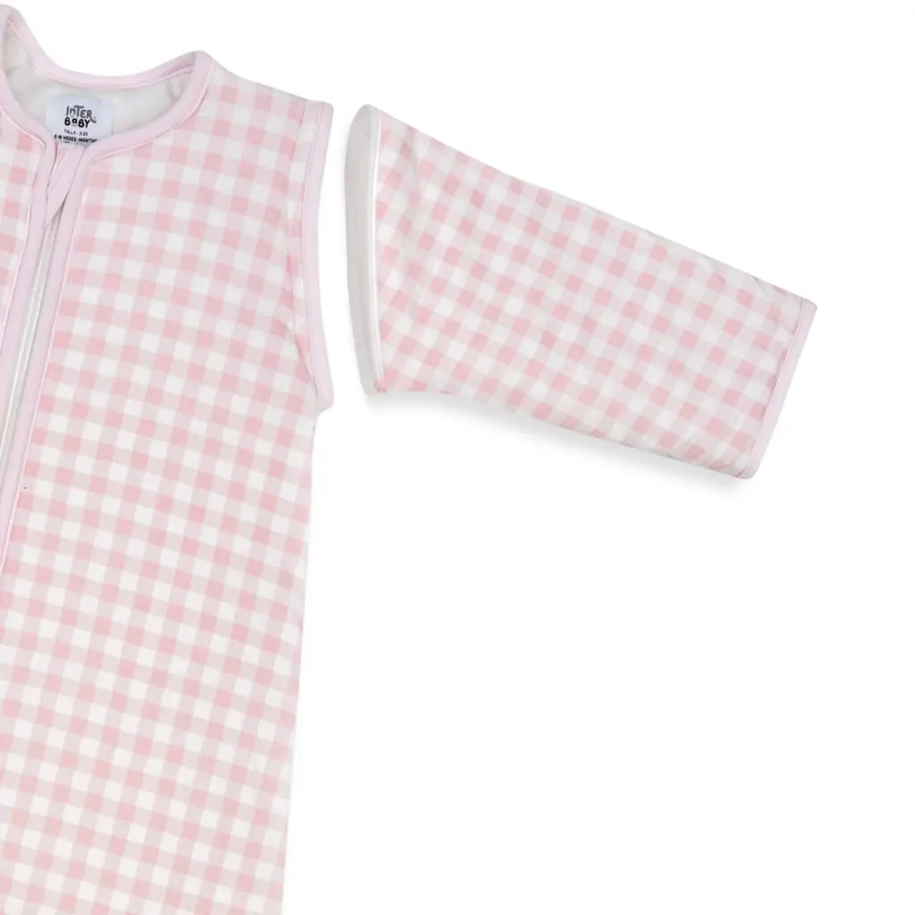saco-de-dormir-vichy-rosa-70cm-interbaby-2.webp