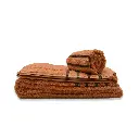 JUEGO DE TOALLAS 600GR 3 PIEZAS CHENILE NARANJA 2.webp