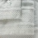 JUEGO DE TOALLAS 500GR 3 PIEZAS RENDA BLANCO 3.webp