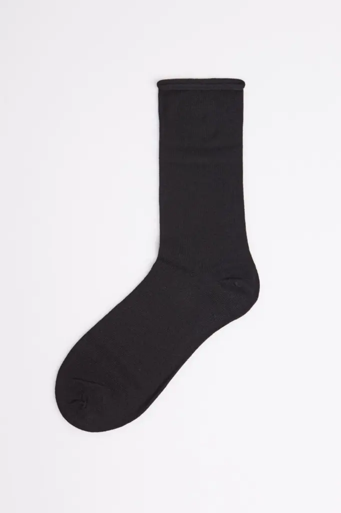 calcetin-mujer-bambu-sin-puño-12345-negro-ysabel-mora-2.webp