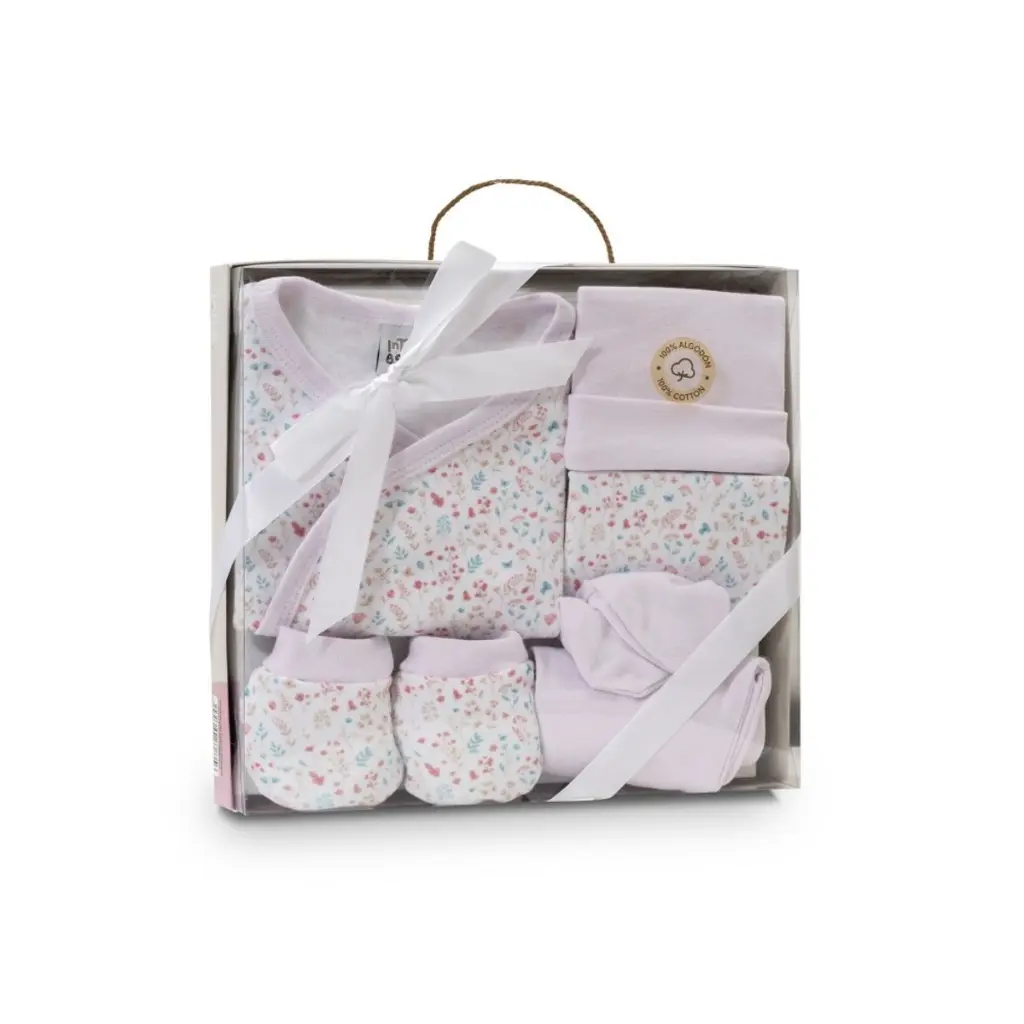 set-regalo-5-piezas-algodon-petalos-flores-rosa-interbaby-6.webp