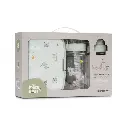 set-fiambrera-botella-agua-2-tapones-modelo-granja-koala-verde-interbaby-1.webp