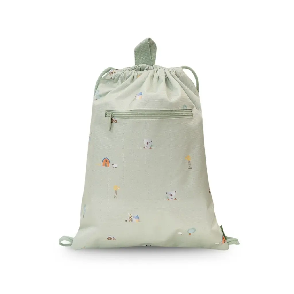 mochila-saco-infantil-granja-koala-verde-interbaby.webp