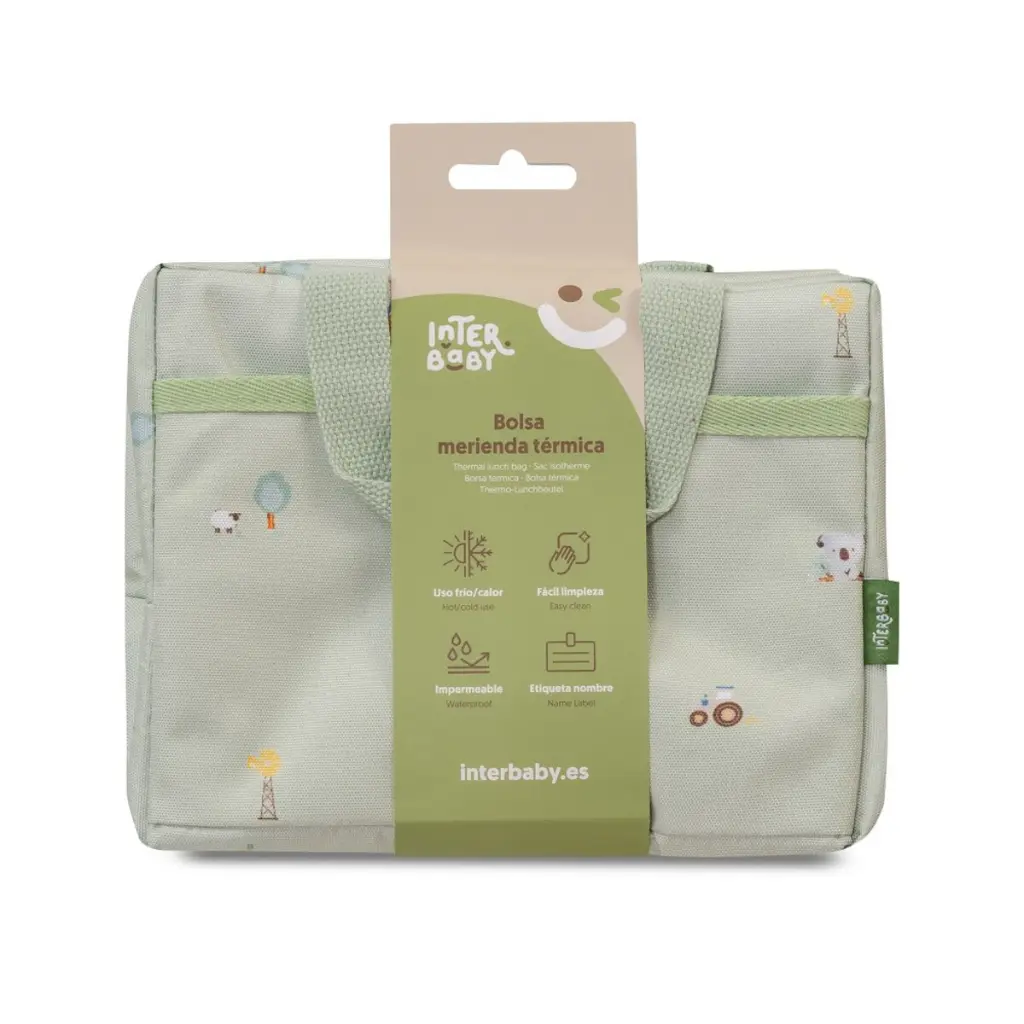bolsa-termica-merienda-granja-koala-verde-presentacion-interbaby.webp