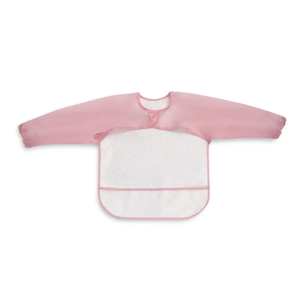 babero-con-mangas-estampado-modelo-flores-petalos-rosa-trasera-interbaby-al-por-mayor.webp