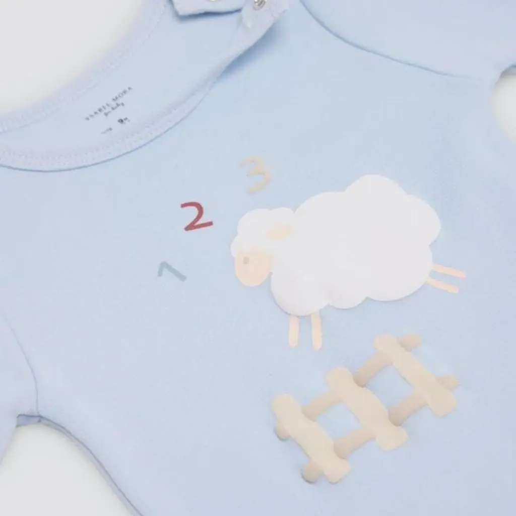 body-bebe-manga-larga-25638-pack-de-2-ysabel-azul-dibujo-mora-al-por-mayor.webp