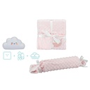 SET MANTA +ANTIVUELCO+LAMPARITA SET28 ROSA INTERBABY