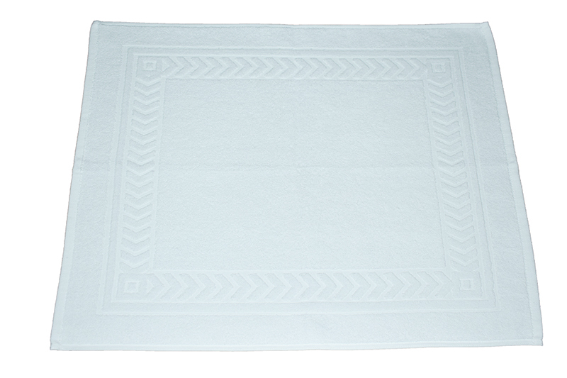 ALFOMBRA BAÑO RIZO AMERICANO BLANCO VIDAL HOME