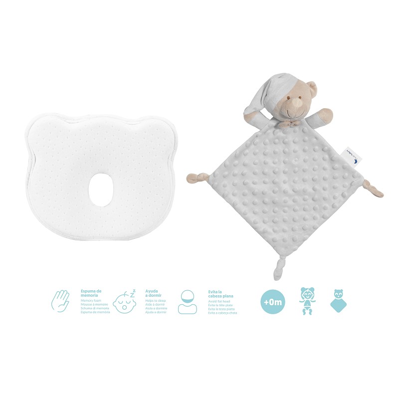 SET COJIN ANTIPLAGOCELAFIA+DOU DOU GRIS INTERBABY