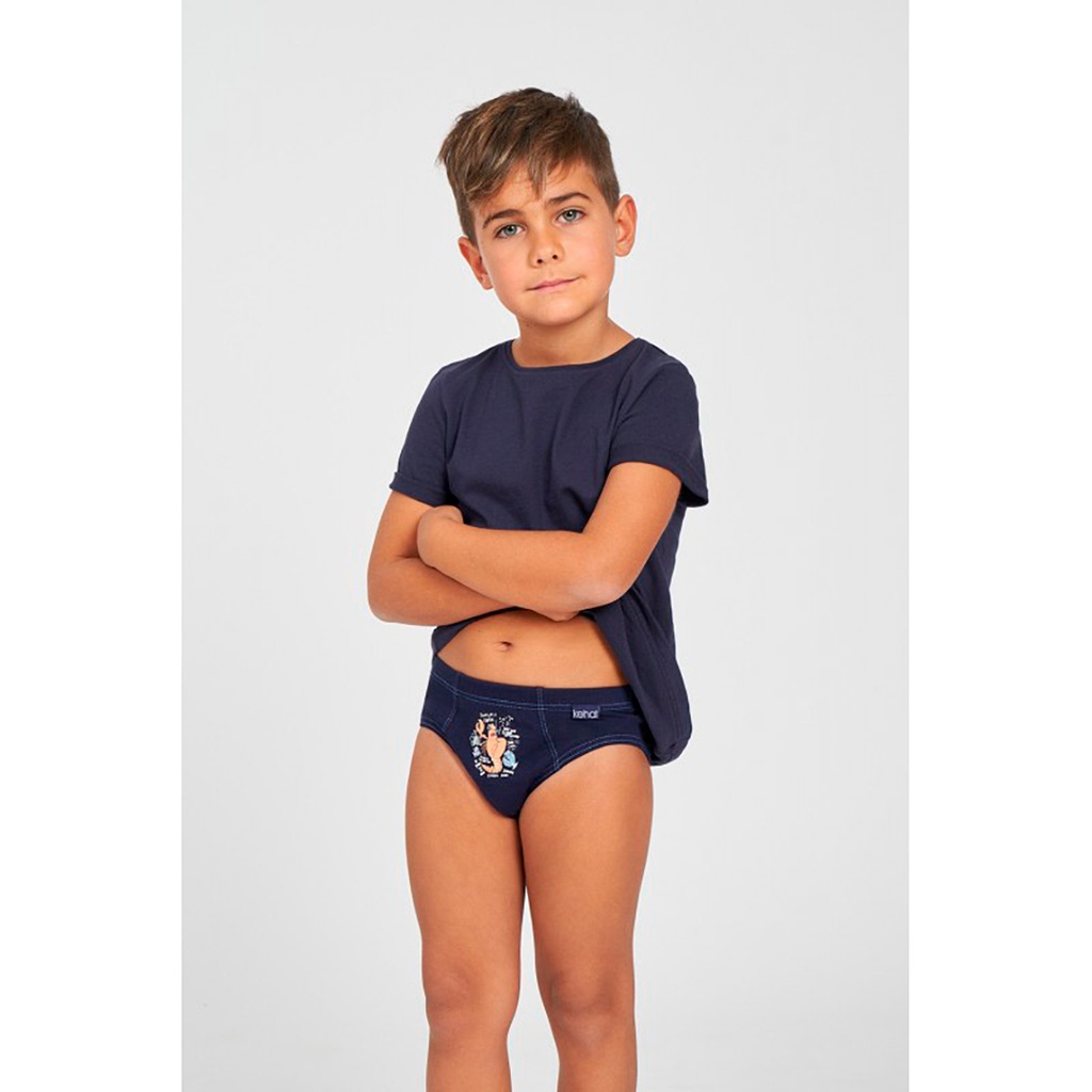 SLIP NIÑO ESTAMPADO 100% ALGODÓN 401/1 PACK 3 KEHAT