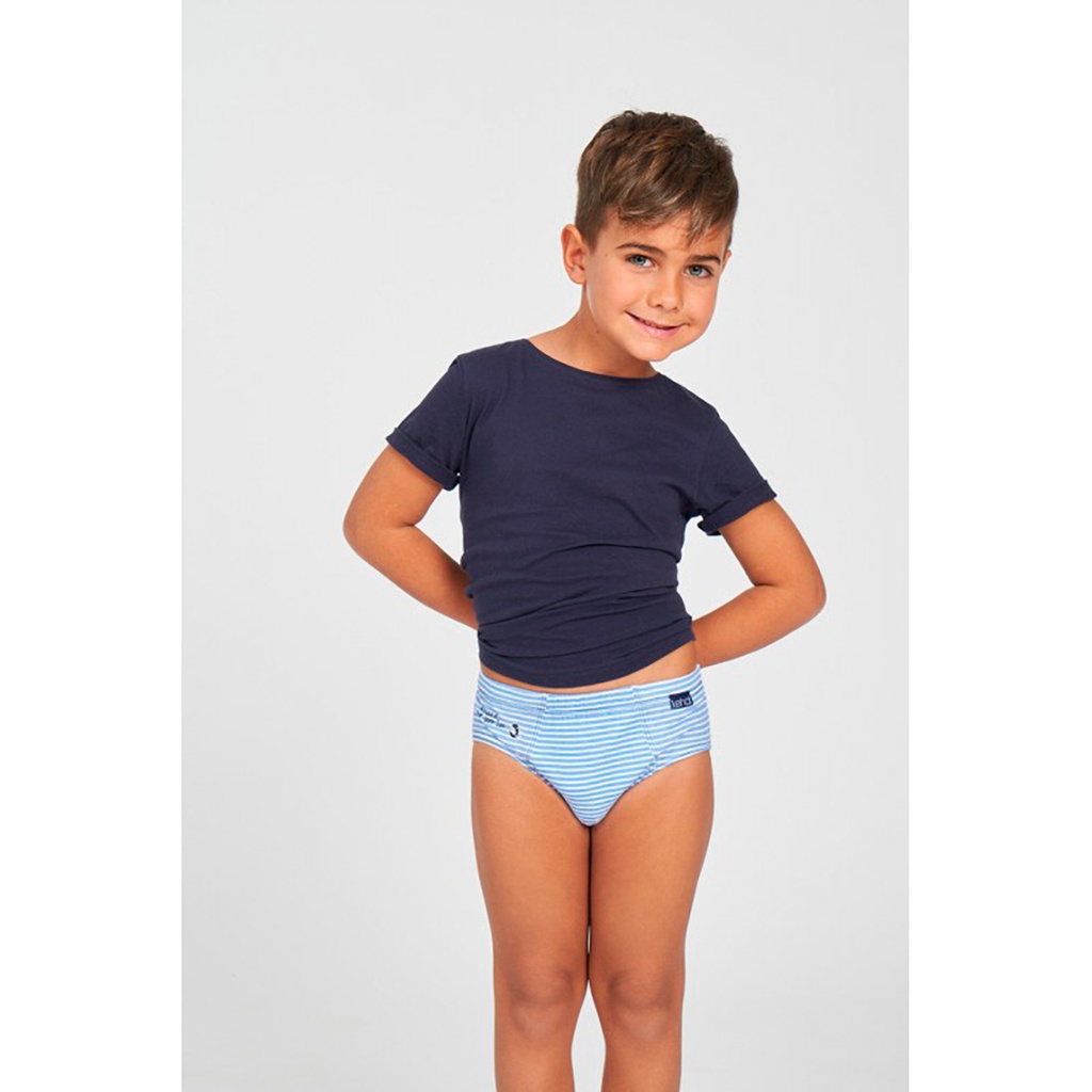 SLIP NIÑO ESTAMPADO 100% ALGODÓN 401/1 PACK 3 KEHAT