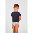 SLIP NIÑO ESTAMPADO 100% ALGODÓN 401/1 PACK 3 KEHAT