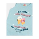 PIJAMA TWEEN CHICA LA DIETA DEL VERANO 56737 MR WONDERFUL