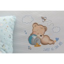 EDREDON CUNA 3PZS 292 AZUL VIDAL HOME BABY