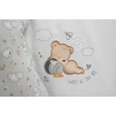 EDREDON CUNA 3PZS 292 GRIS VIDAL HOME BABY