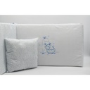 EDREDON CUNA 3PZS 289 AZUL VIDAL HOME BABY