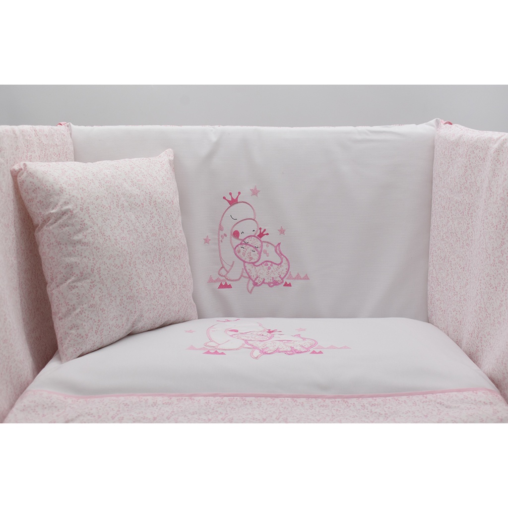 EDREDON CUNA 3PZS 289 ROSA VIDAL HOME BABY