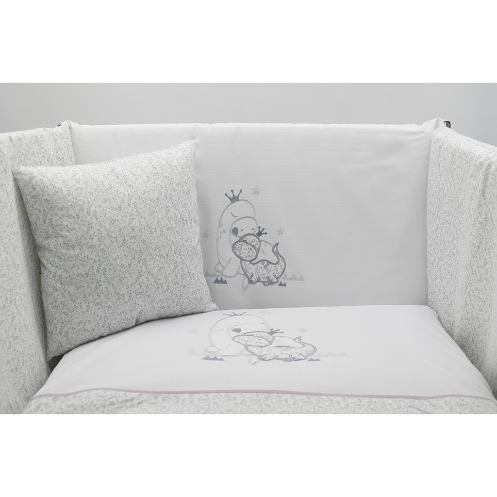 EDREDON CUNA 3PZS 289 GRIS VIDAL HOME BABY