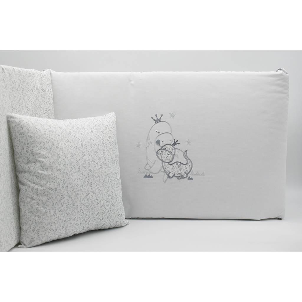 EDREDON CUNA 3PZS 289 GRIS VIDAL HOME BABY