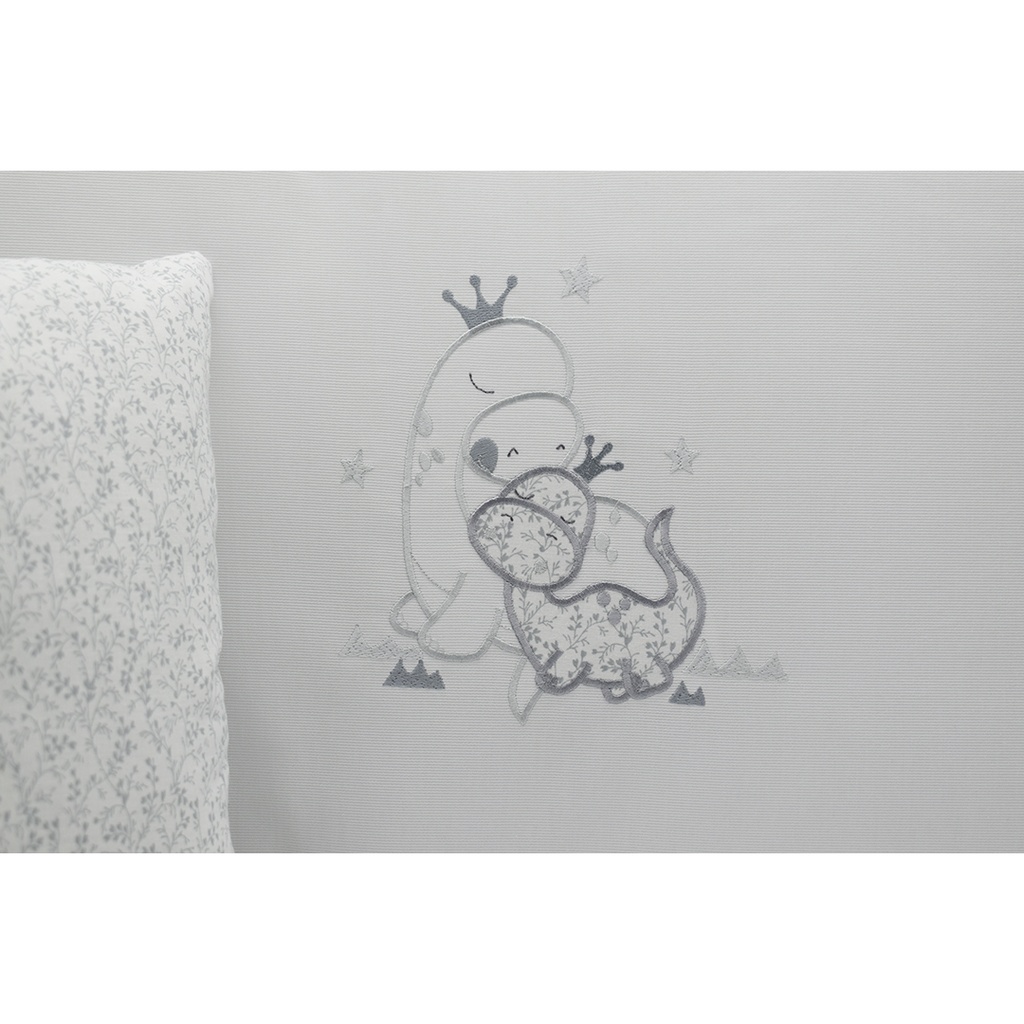 EDREDON CUNA 3PZS 289 GRIS VIDAL HOME BABY