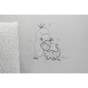 EDREDON CUNA 3PZS 289 GRIS VIDAL HOME BABY