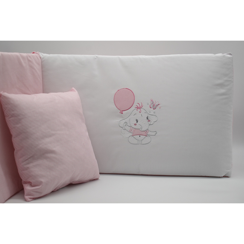 EDREDON CUNA 3PZS 260 ROSA VIDAL HOME BABY