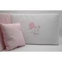 EDREDON CUNA 3PZS 260 ROSA VIDAL HOME BABY